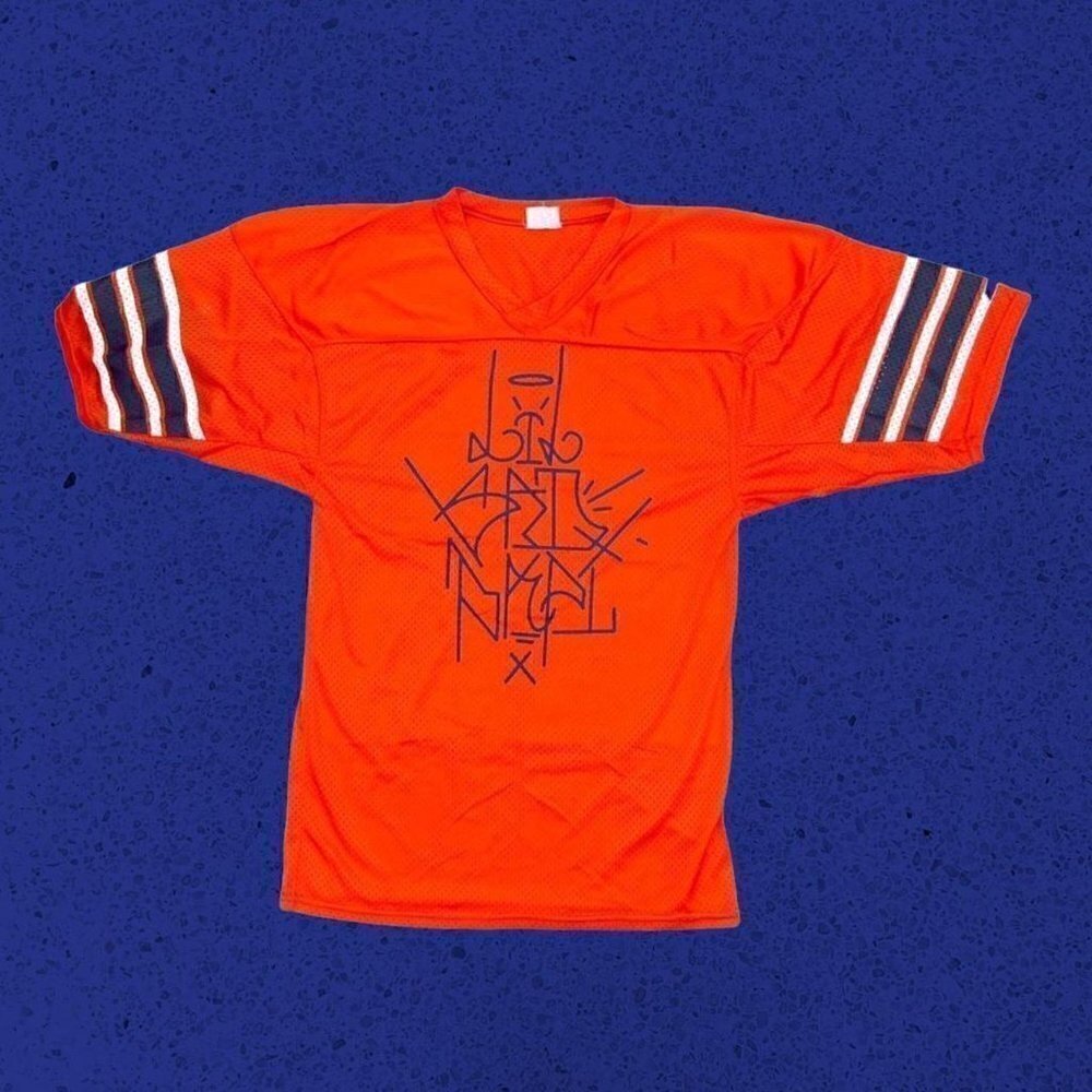 Lil Sad Papi vntg nfl blank football jersey